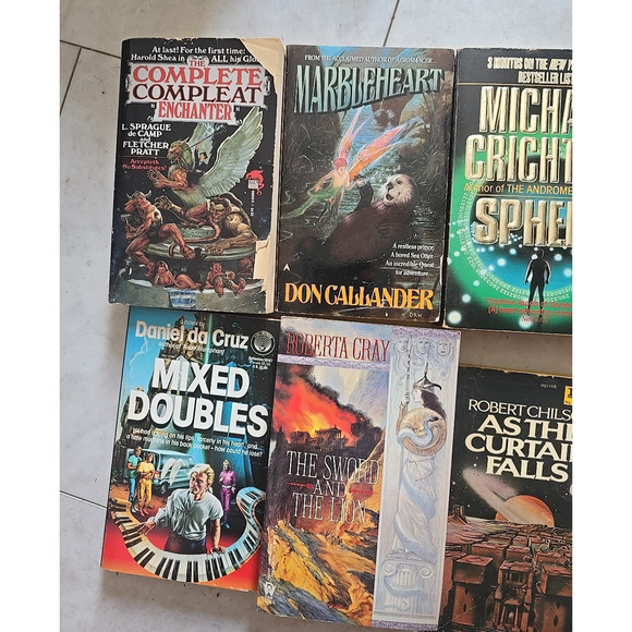 Lot of 6 VTG Chilson, Da Cruz, Crichton, Callander, Cray, Pratt & De Camp Books - Picture 2 of 4